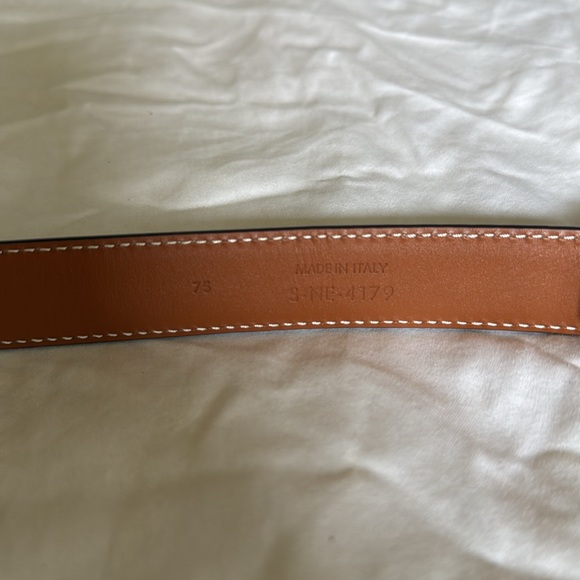 Celine TRIOMPHE BELT IN NATURAL CALFSKIN 75 - Picture 8 of 12